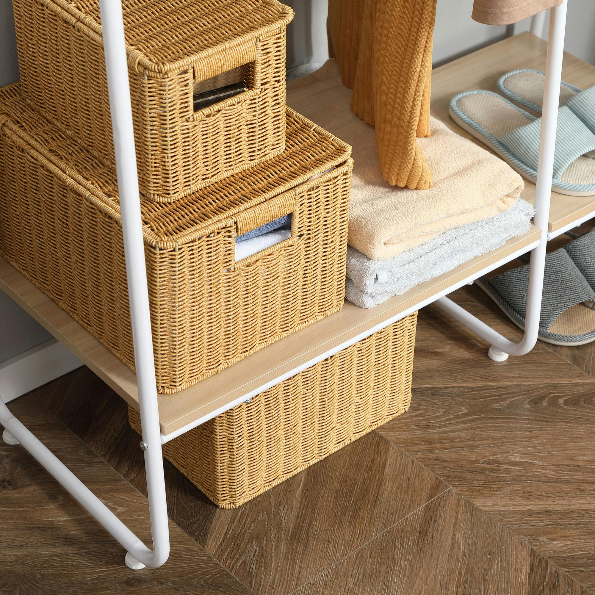 Estante Perchero Pared Mimbre Perchero Pared Perchero Árbol Bambú