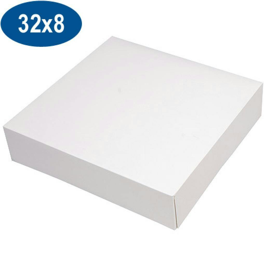 Boîte à pâtisserie en carton Duplex 26x20x8cm