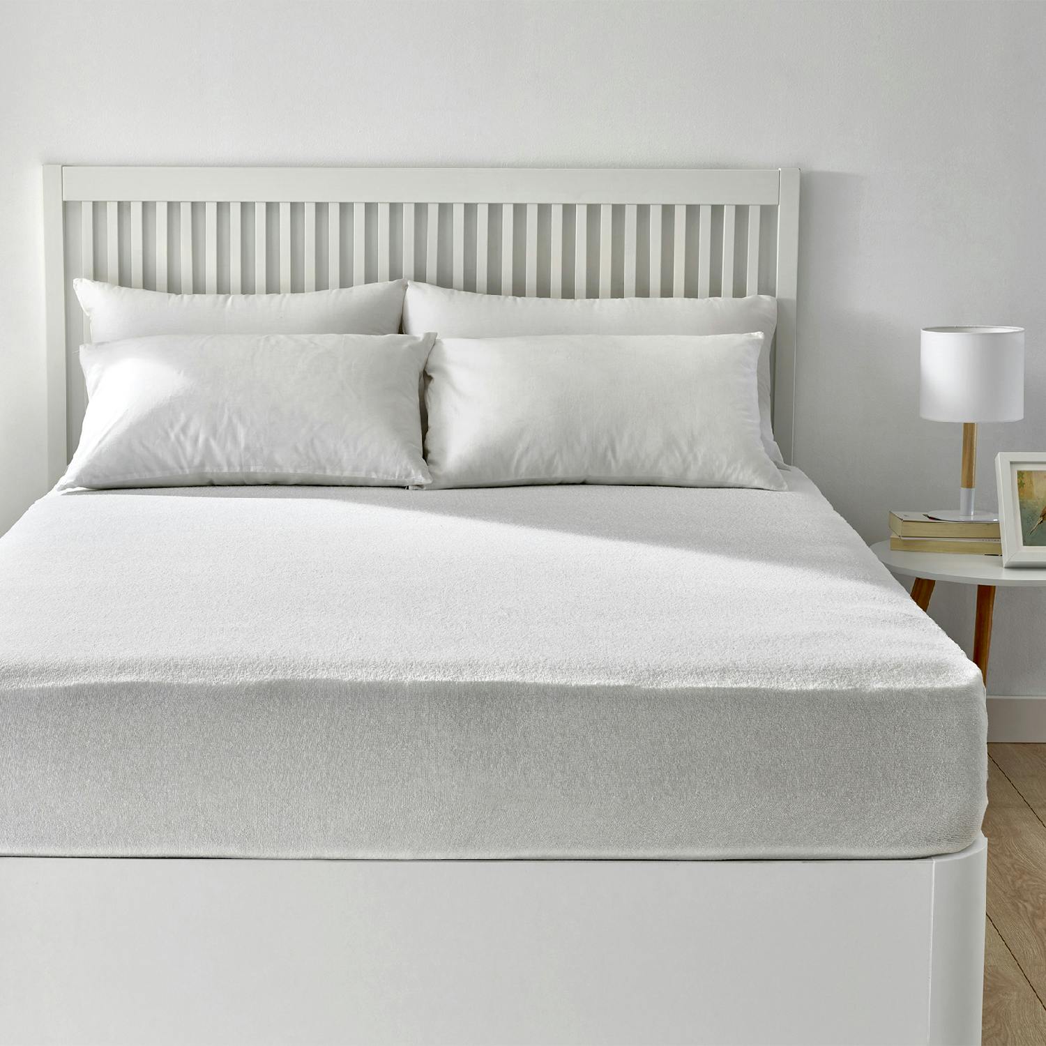 Protector de cama - Tencel® impermeable e hípertranspirable 90x190/200cm  PIKOLIN HOME, Rizo de algodón