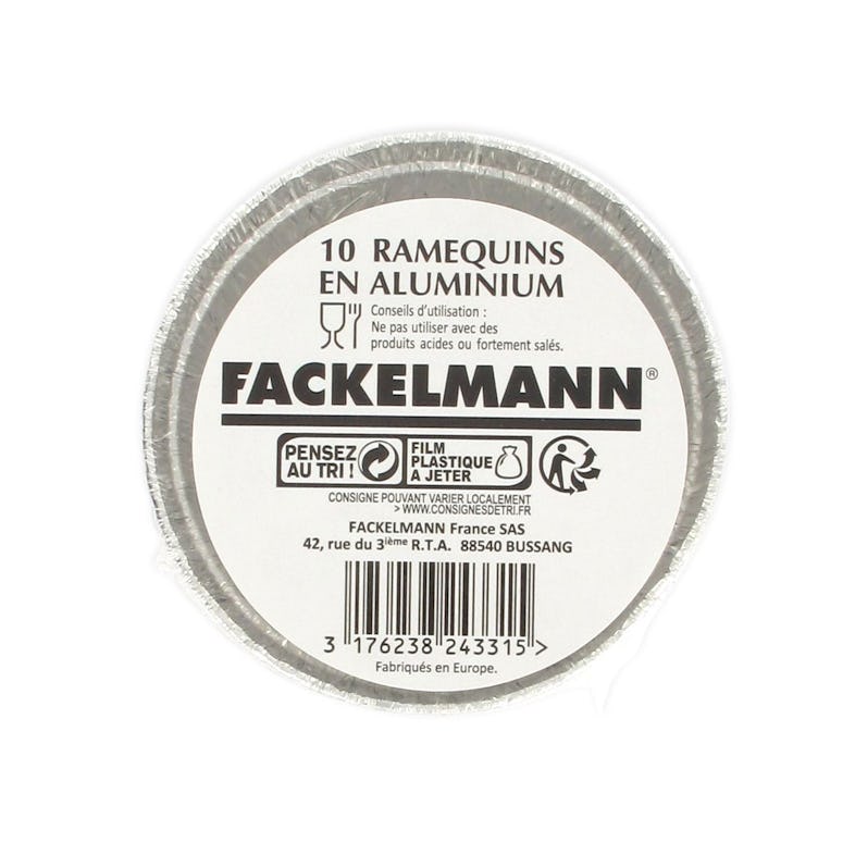 Ramequin Aluminium 90 cm2 (x100) -  achat acheter vente