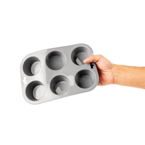 Plaque moule 6 muffins en silicone, compatible GN 1/3 PAVONI