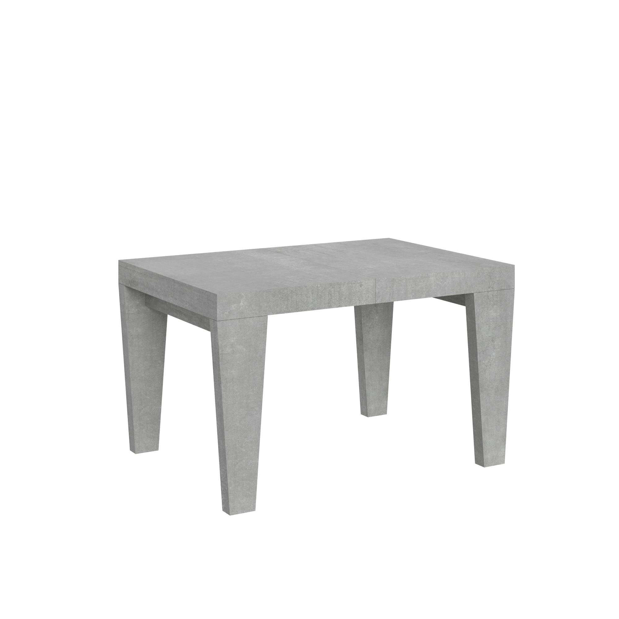 Mesa extensible Cemento MEGARON 120 - 160X80 cm