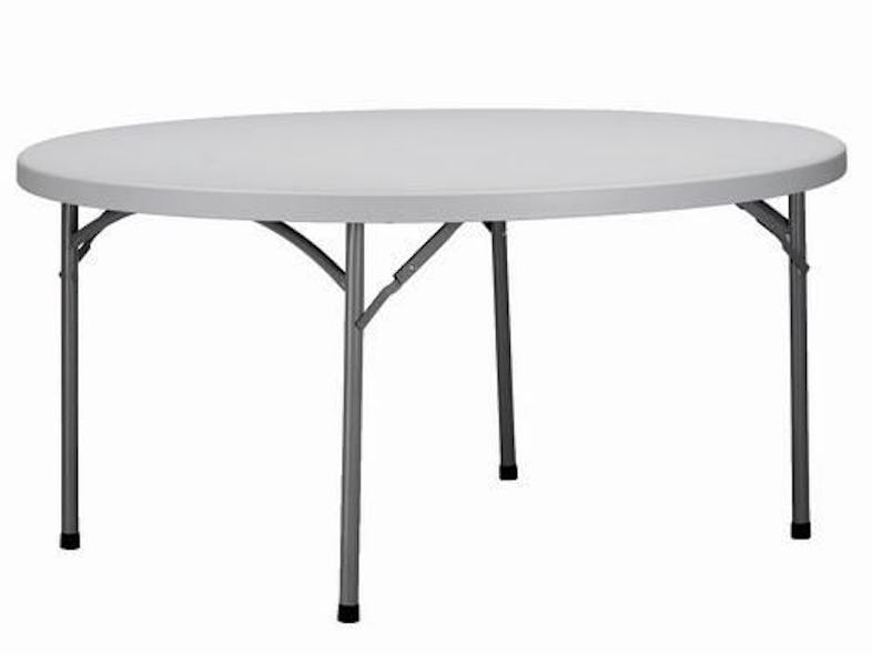 Zown Table de réception pliante ronde 150 cm