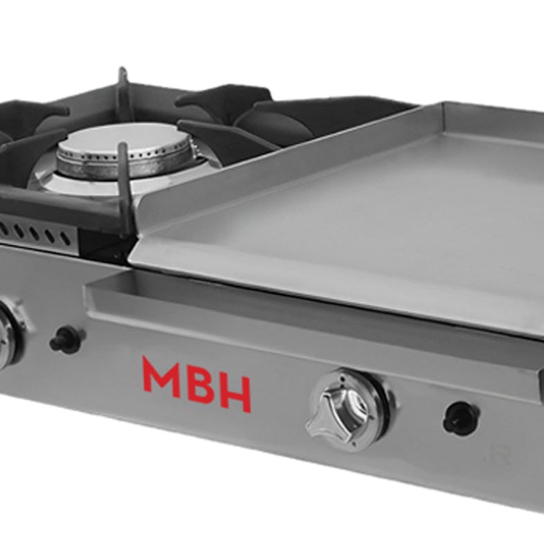 MBH - Plancha a gas profesional para bar y restaurante 100 cm 3