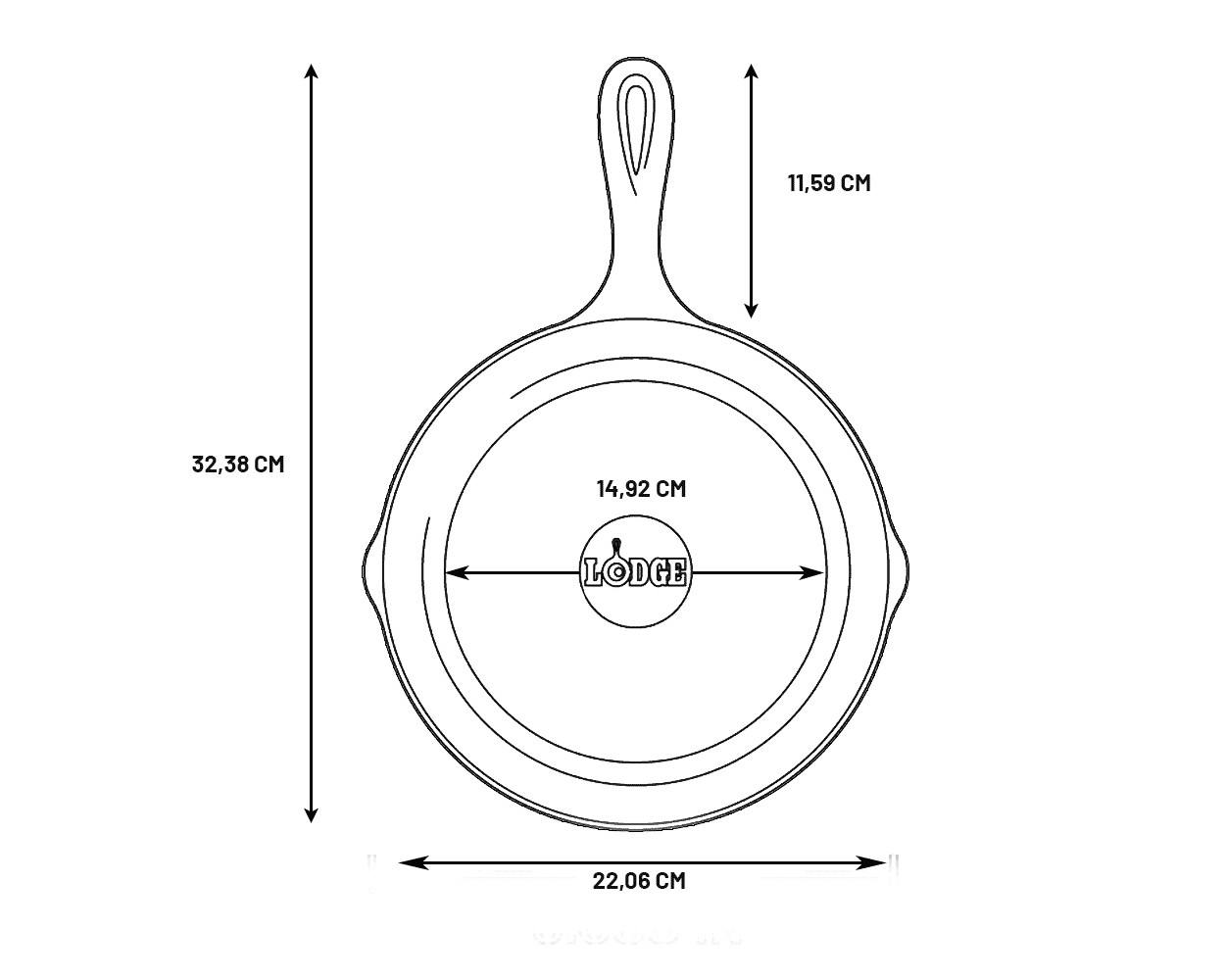 Poêle en fonte 20 cm LODGE - Culinarion