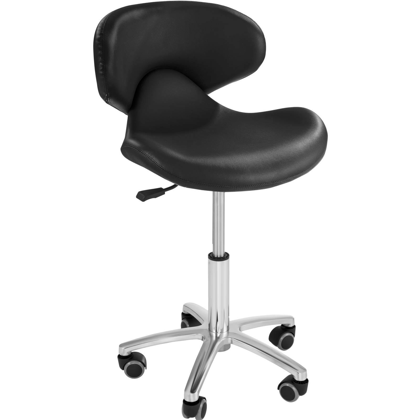 physa Sedia da barbiere 450 590 mm 150 kg Nero METRO