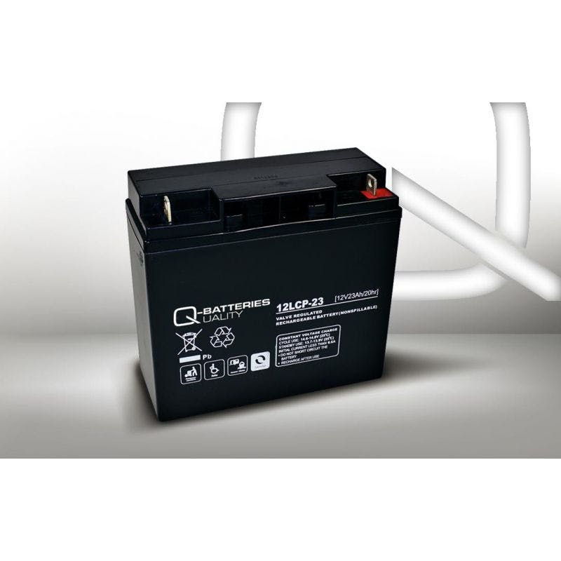 Akku 12V 23Ah AGM Blei Batterie Rasenmäher Rasentraktor Aufsitzmäher