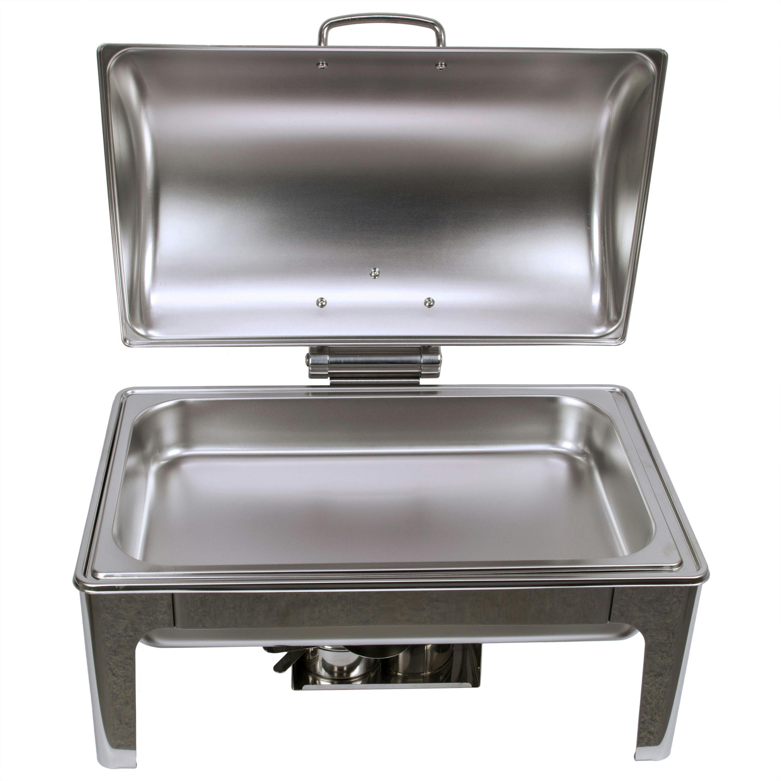 Edelstahl Luxus Speisenwärmer Warmhaltebehälter Chafing Dish 9,0 Liter