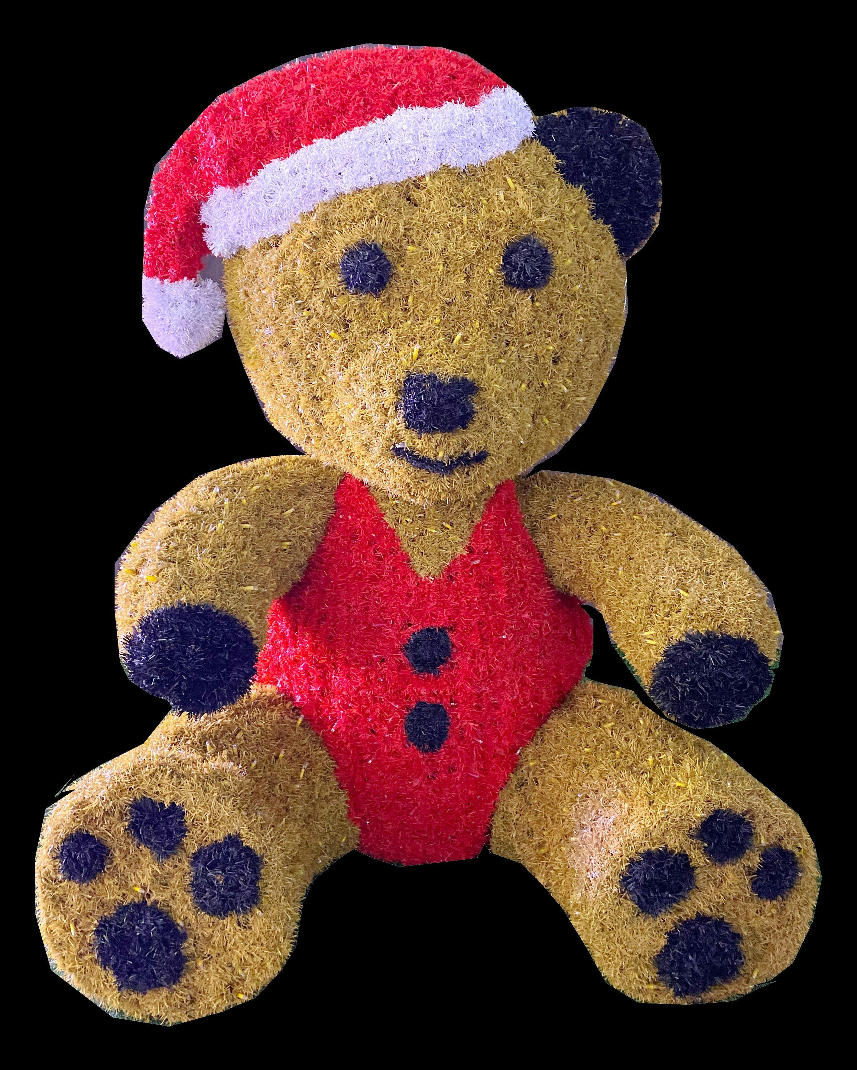 Metro Professional LED Weihnachtsbär, sitzend, 180 x 145 x 125 cm