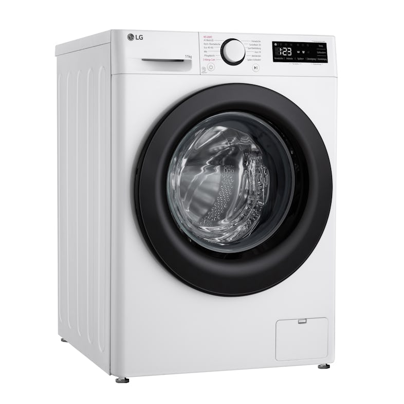 Waschmaschine mit 11 kg Kapazität 1350 F4WR4016 Bullaugenring METRO schwarzem Weiß mit | | | U./Min. A Marktplatz | Energieeffizienzklasse 