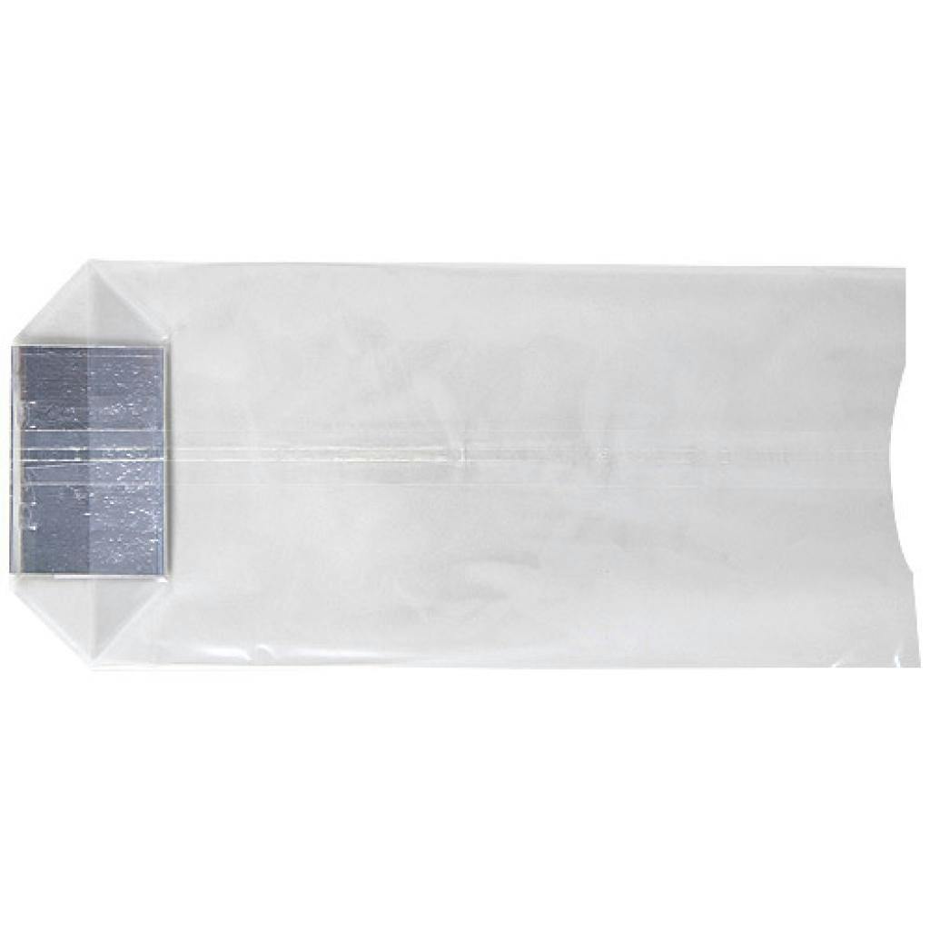 10 sachets transparents alimentaires à fond plat - 12 x 25 cm - Un