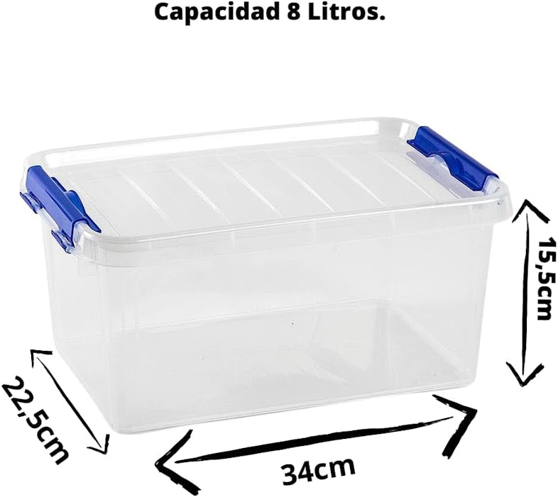 HOMCOM Armario Modular de Plástico Armario Portátil con 12 Cubos