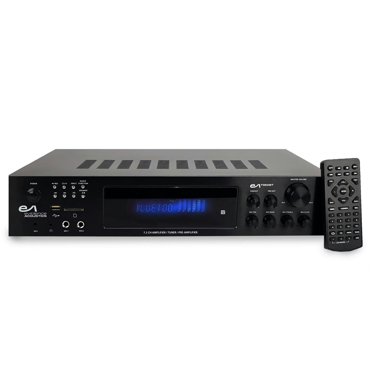 Ampli MFA1200-BT LTC Karaoké Hifi 100W USB/BT Noir S150265A
