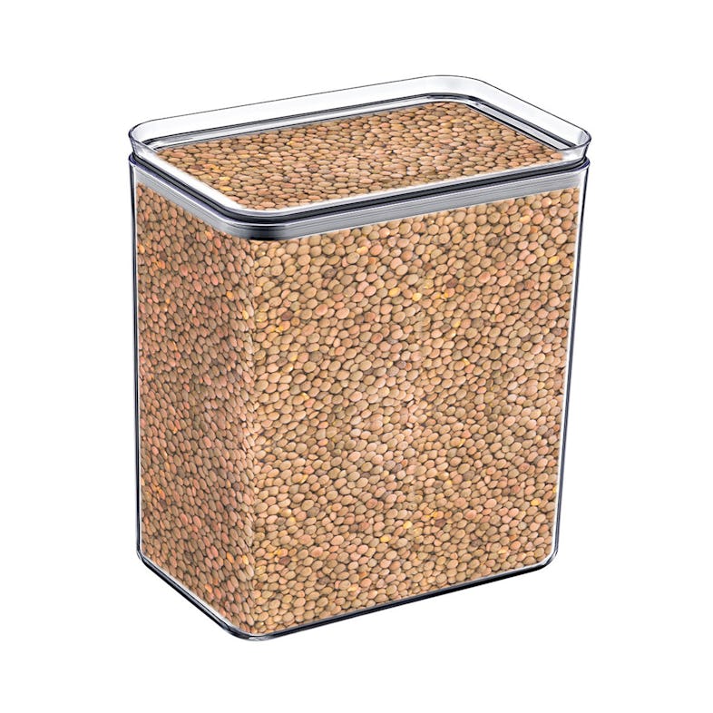 Confezione da 3 contenitori per alimenti ermetici rettangolari grandi  10,5x16,5x19 cm 7house