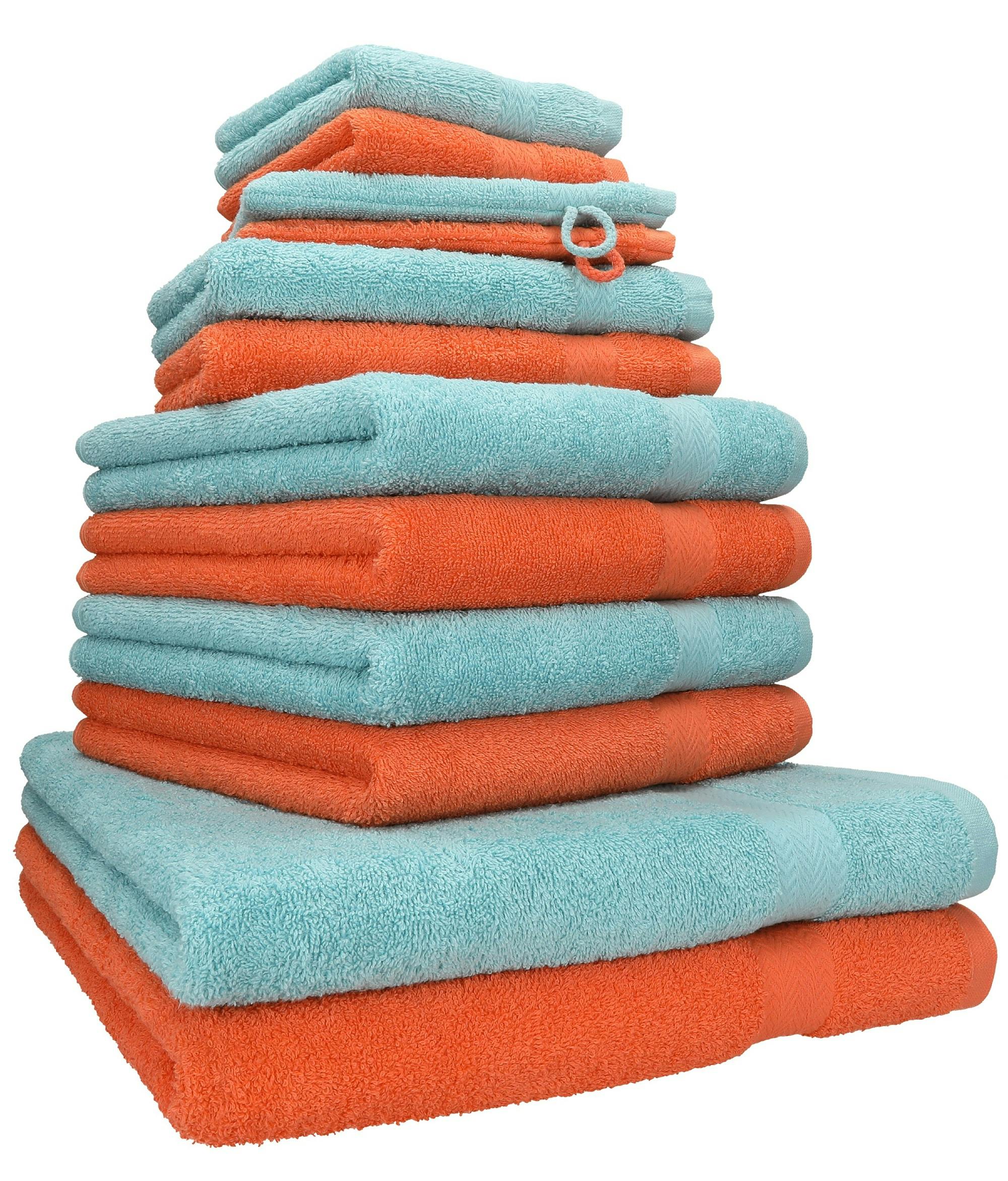 100% Baumwolle Handtücher,Duschtücher,Waschhandschuhe und Gästetücher 