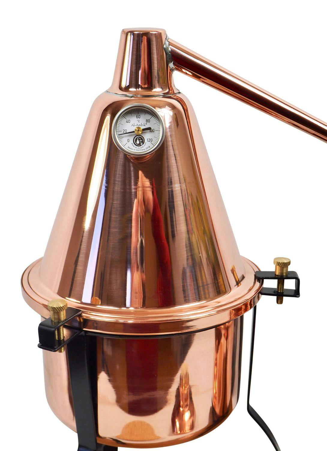 CopperGarden® Destillieranlage Arabia 2 Liter Tischdestille, Elektrisch &  Thermometer