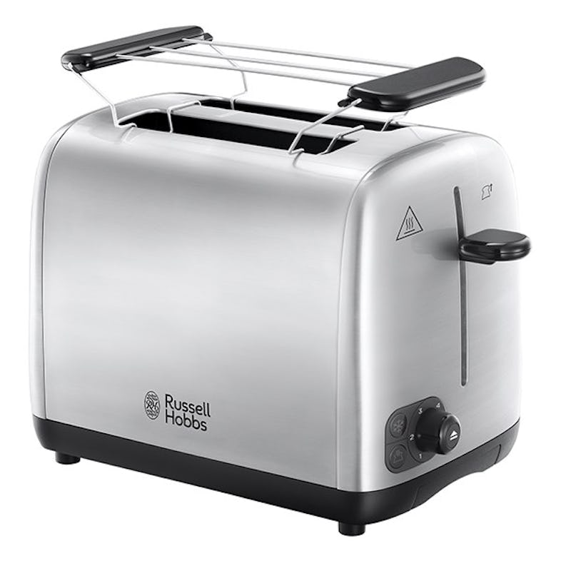 RUSSELL HOBBS grille pain toaster électrique 2 fentes - Argent