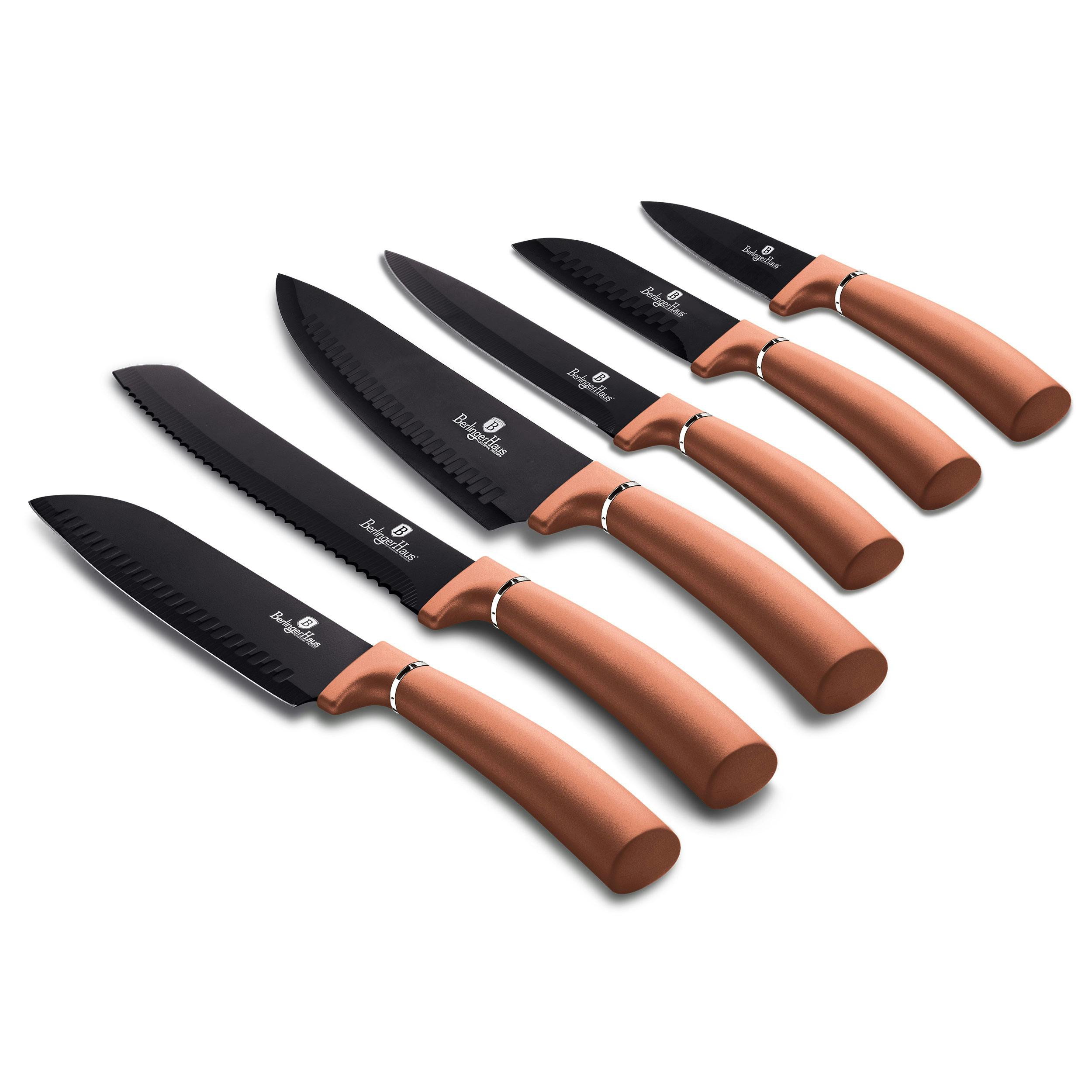 Set de cuchillos - BERLINGERHAUS Black Rose, Juego Cuchillos