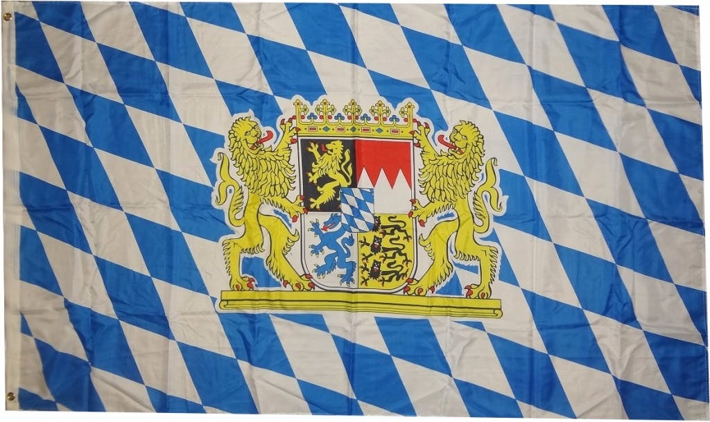 Flagge Fahne Freistaat Bayern Löwen Hissflagge 150 x 250 cm 