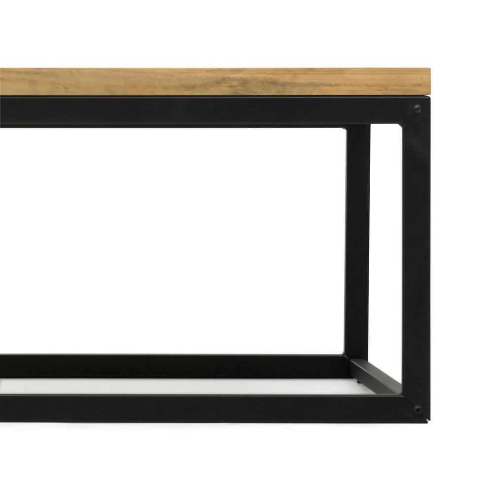 Mesa Elevable iCub Strong 30mm ECO Negra en madera maciza de pino acabado  vintage estilo industrial Box Furniture