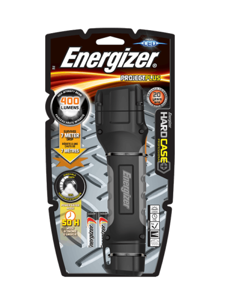 Hard METRO Energizer Case | 4xAA Blister 4 - LED AA inkl. Pro Marktplatz 1er