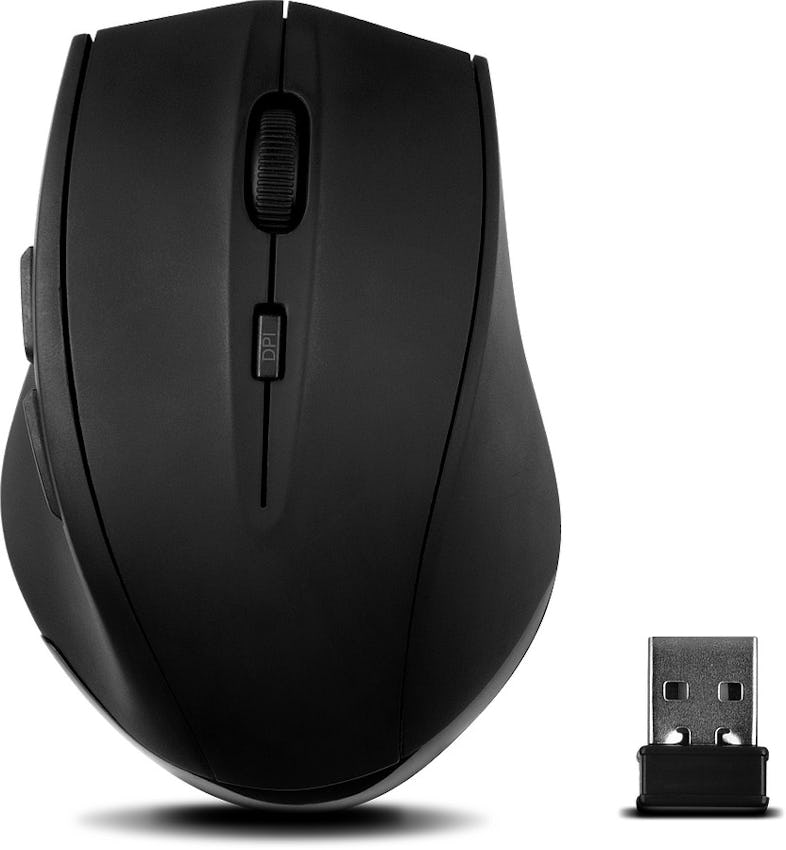 Mouse CALADO Marktplatz rubber-black | - Wireless Silent USB, METRO