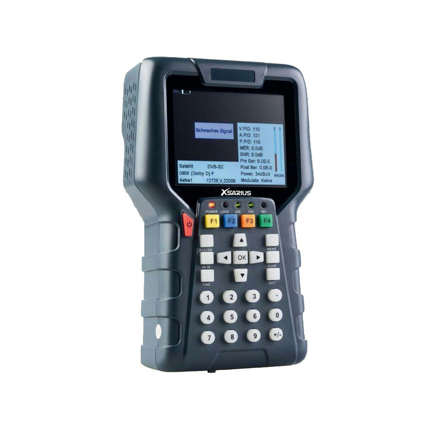 Satmeter HD Combo Ultra Satellitenfinder (DVB-S/S2/C/T/T, SAT-Messgerät