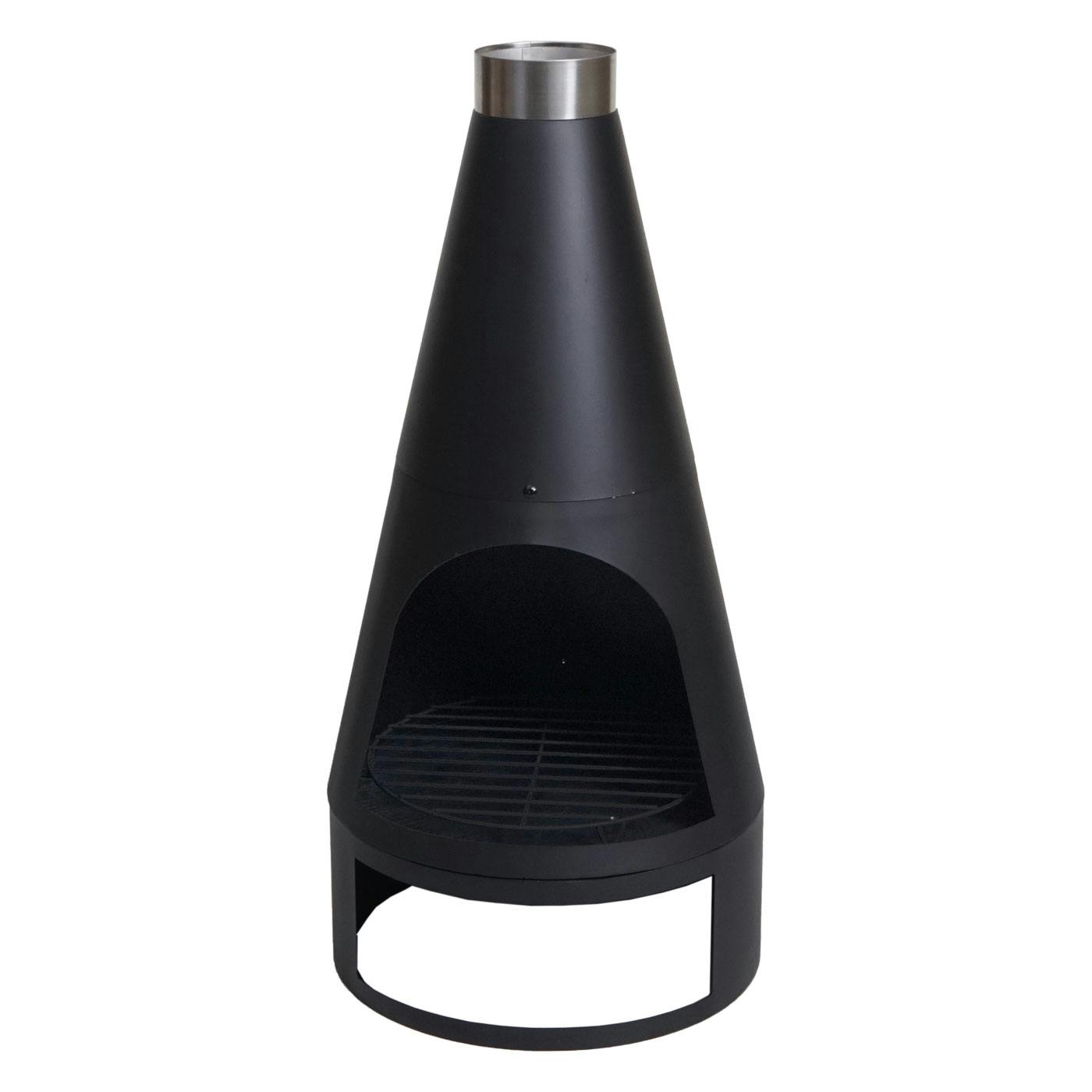 Garden Stove HWCK90, Tuinhaard Patio Stove, Poker Fire Pit 120x43cm