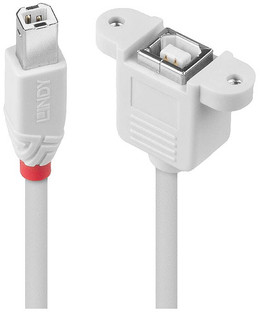 Lindy Usb Kabel Usb 20 Usb B Stecker Usb B Buchse 050 M Grau 31800 Metro Marktplatz 5229