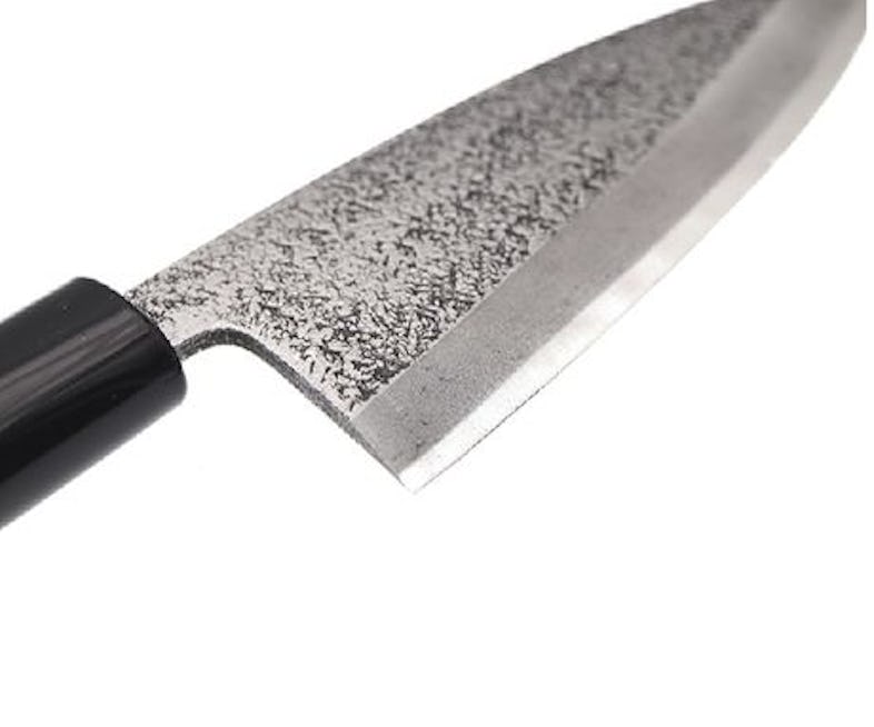 Couteau Menkiri Lame 27cm avec Manche en Bois de Magnolia