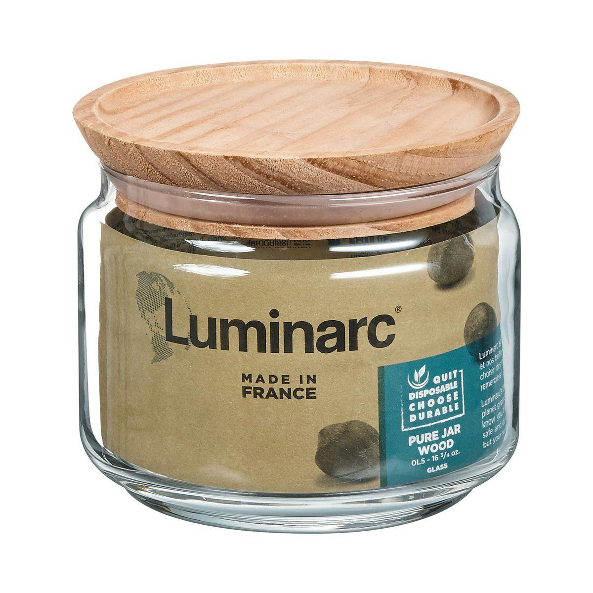 Bocal 50 cl Pure Jar Wood
