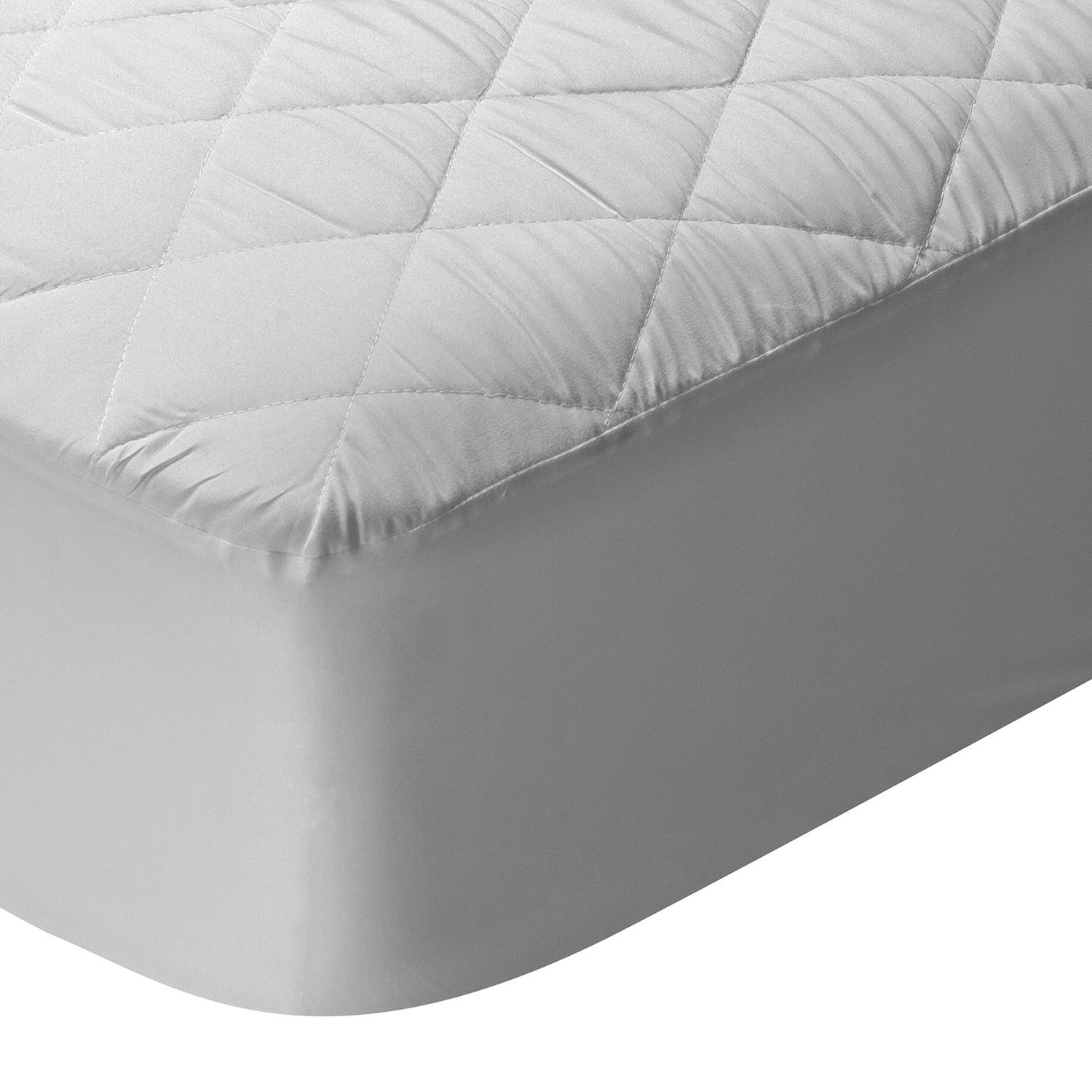 Protector de cama - Funda de colchón cutí 100% algodón con laterales  adaptables 150x190/200cm PIKOLIN HOME, Microfibra