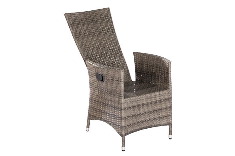 Merxx Ravello Set 17tlg., 4 Sessel, 2 verstellbare Sessel, 2 Hocker, 1  verlängerbarer Tisch 160/270 x 85 cm, Alumiunium/Kunststoffgeflecht | METRO  Marktplatz | Garten-Essgruppen