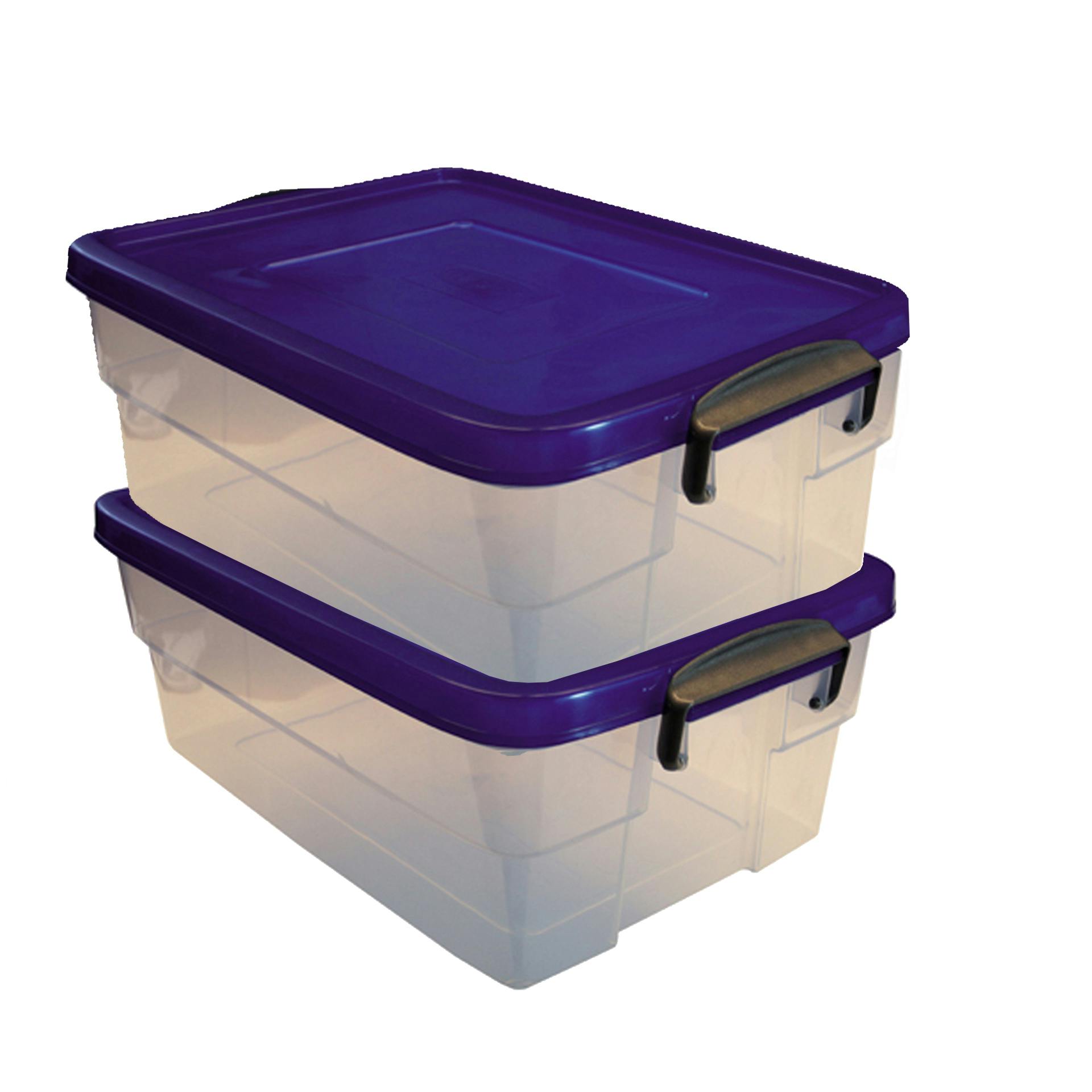 Caja transparente Eurobox 38 litros con tapa azul. (Lote de unidades) | MAKRO Marketplace
