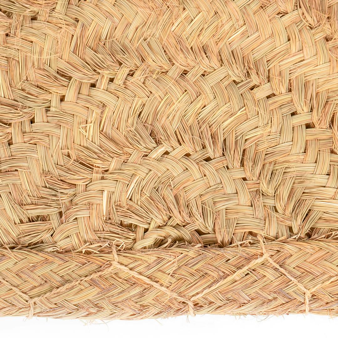 Felpudo Semicircular Esparto Marsella 80x40 Cm D&l Makro