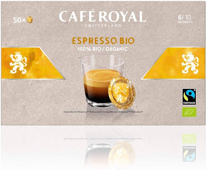 Café en Dosettes - Café Royal Pro, 6 x 50 - Compatibles avec les Machines  à café Nespresso®* Professional - Saveur Espresso BIO