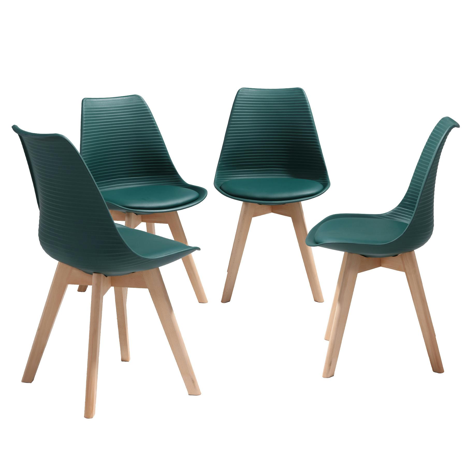 Esszimmerstühle Küchenstühle mit Beinen aus Massiv-Holz Wohnzimmerstuhl