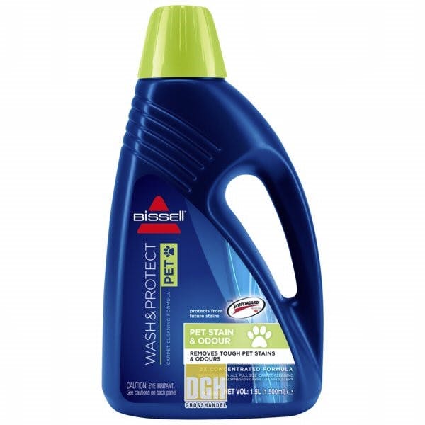 BISSELL Wash & Protect Pet 1,5L Reiniger Scotchgard Haustier METRO