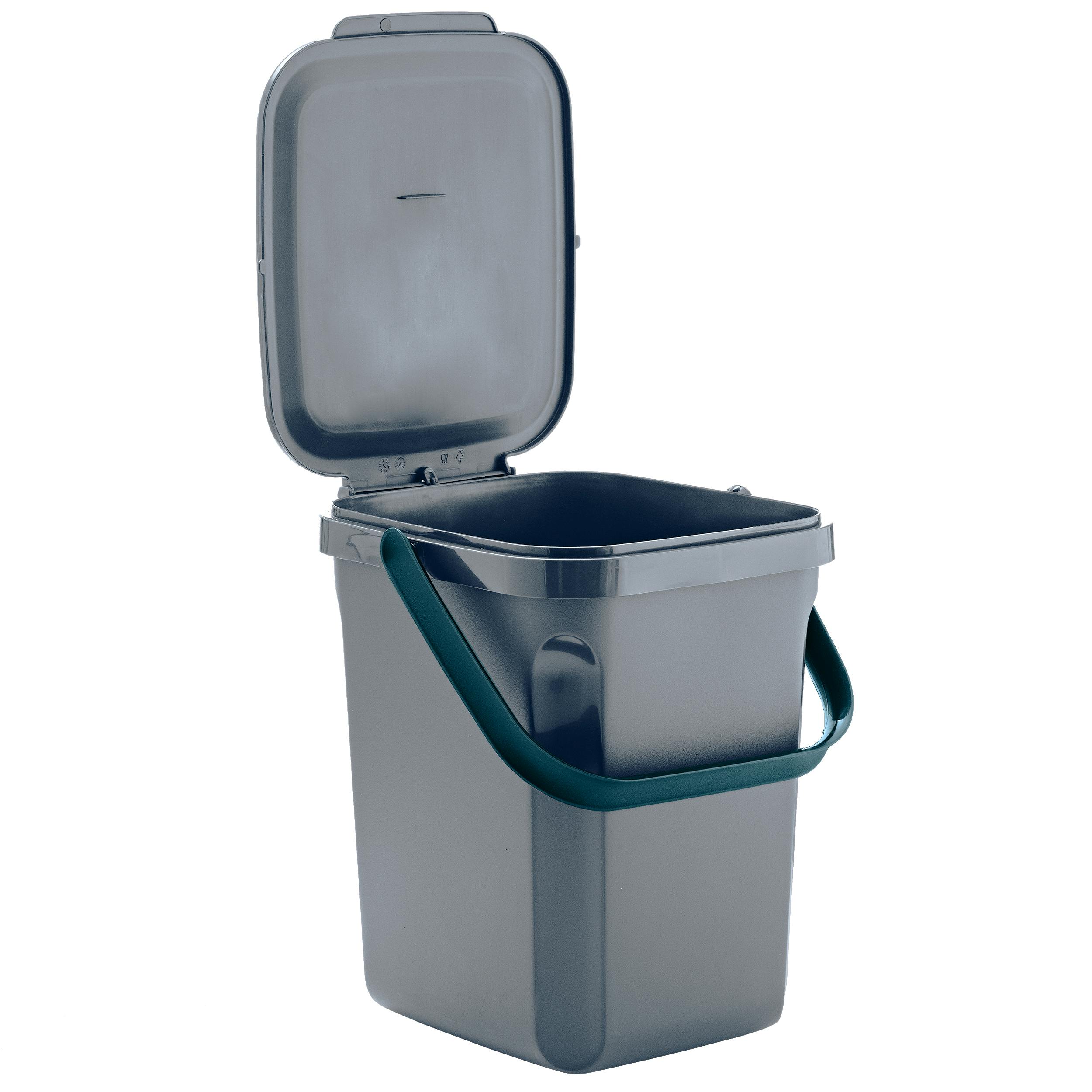 Caixote de Lixo para Reciclagem Denox 65 L Verde (2 Unidades) - NAcloset