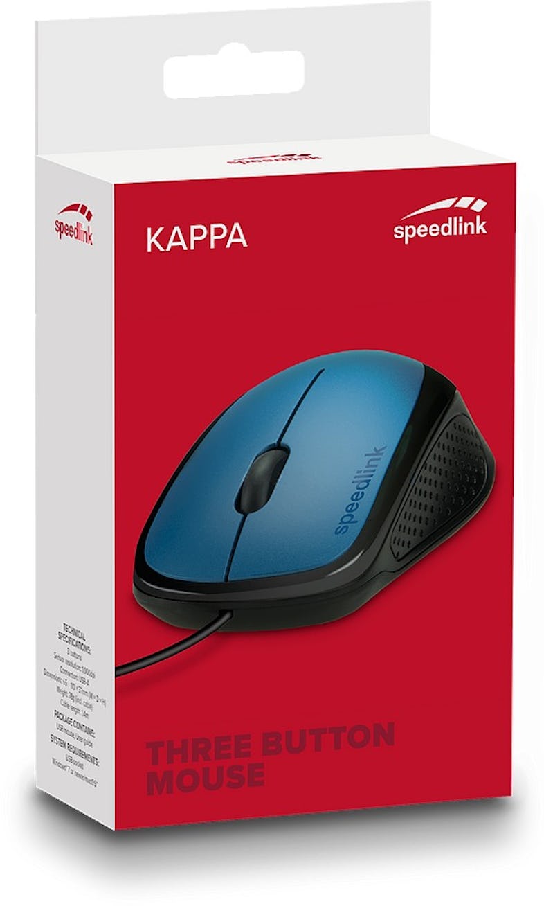 USB, METRO Mouse Marktplatz blue - | SPEEDLINK KAPPA