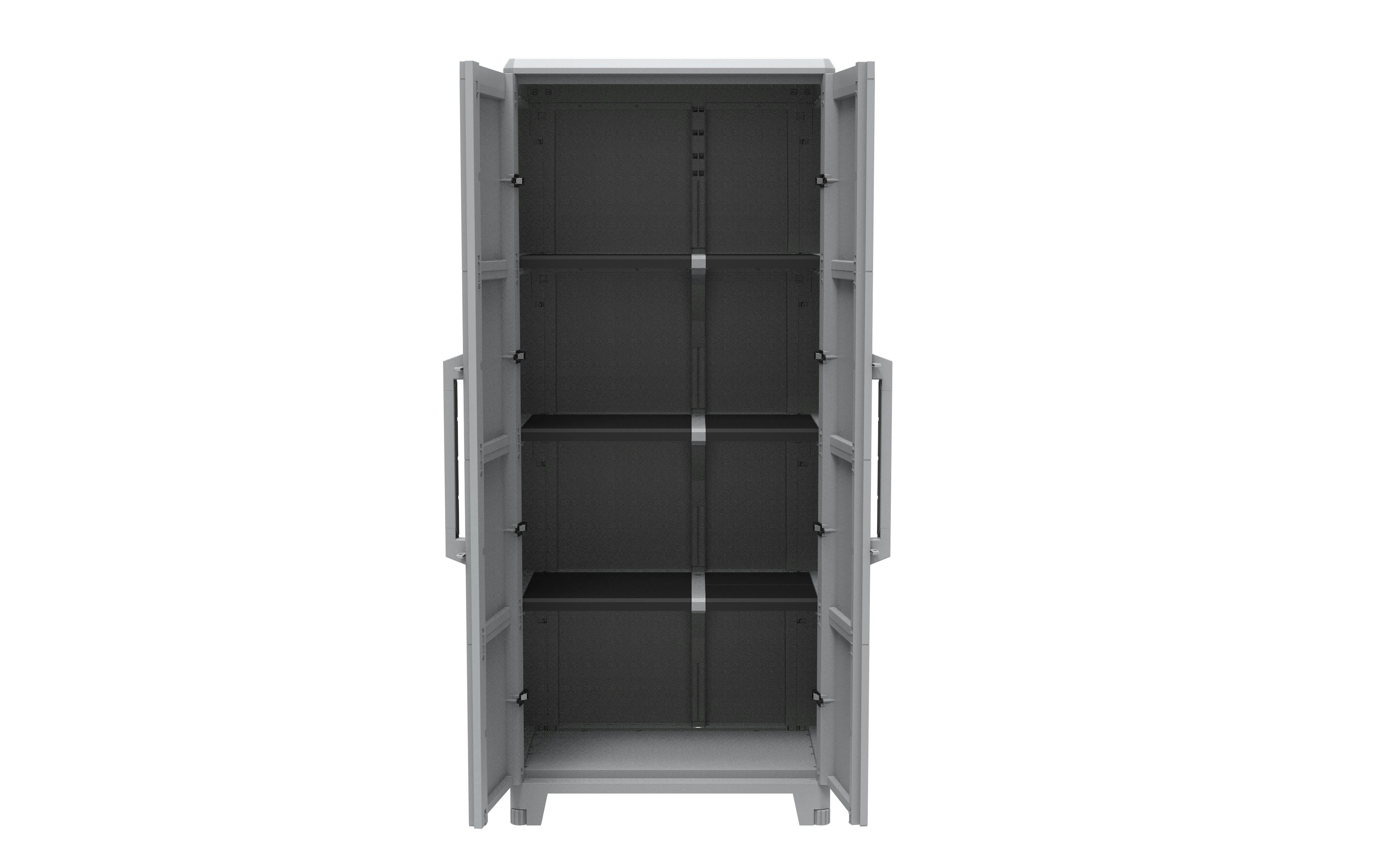 Armario práctico armario dormitorio resina armario simple modular armario  de almacenamiento de ropa ahorro de espacio armario 72.0 x 18.5 x 57.9 in
