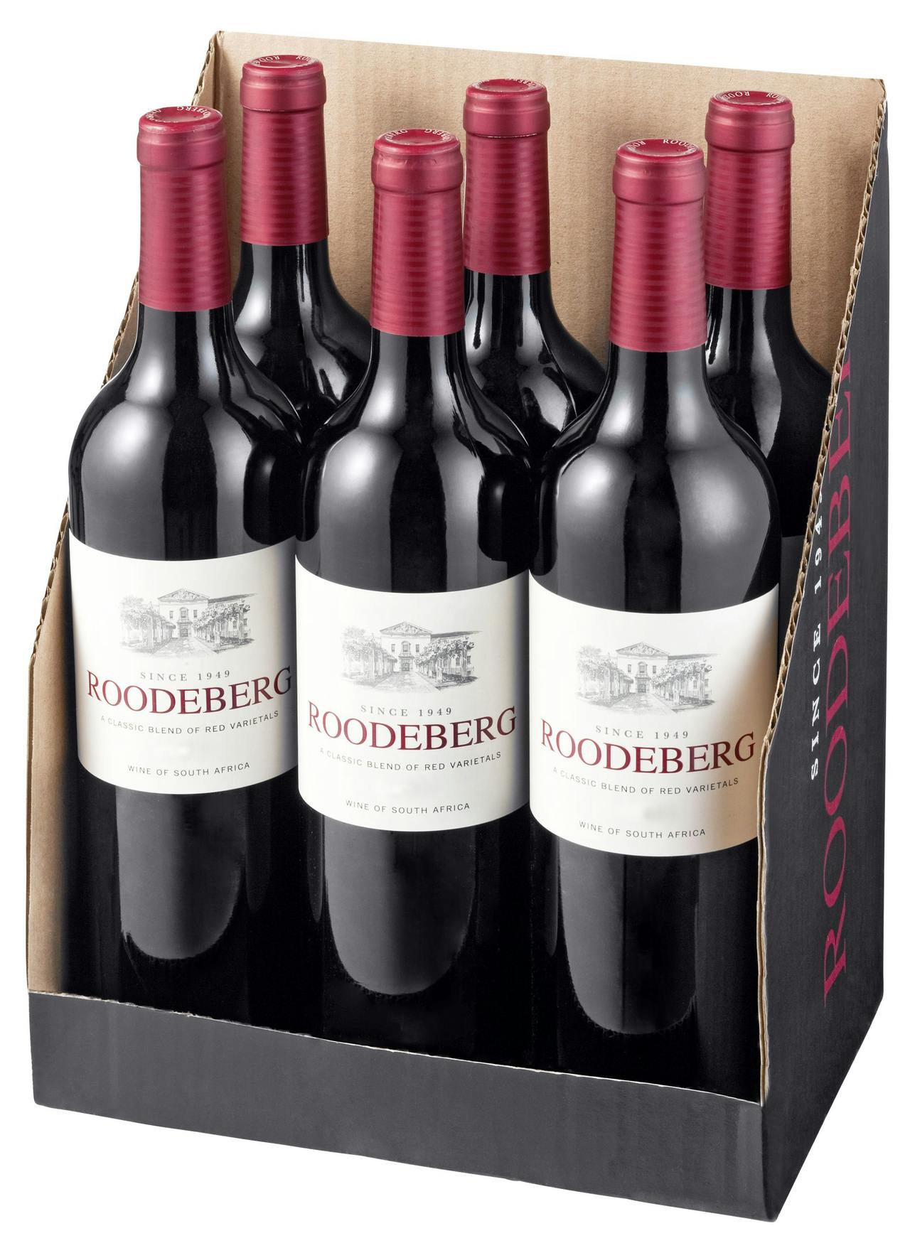 Roodeberg Western Cape Rotwein trocken 6 Flaschen x 0,75 l (4,5 l) | METRO  Marktplatz | Weinpakete