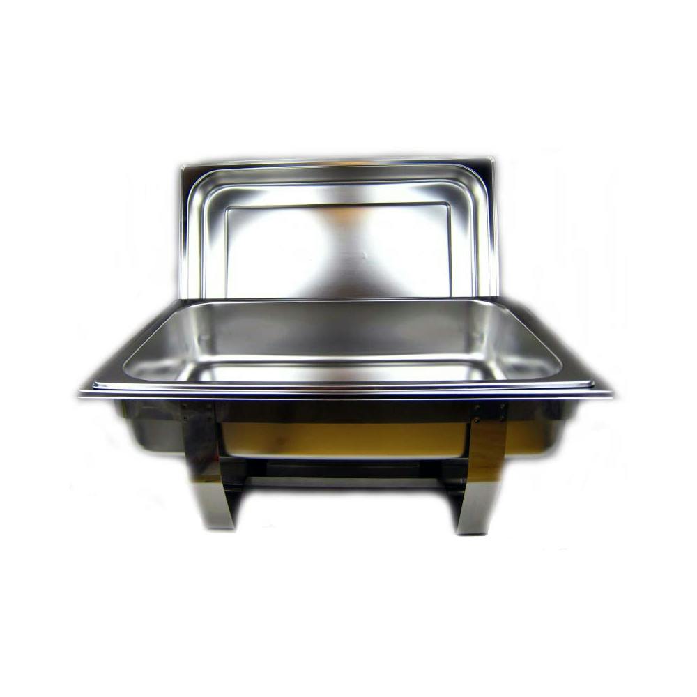 Edelstahl Luxus Speisenwärmer Warmhaltebehälter Chafing Dish 9,0 Liter 