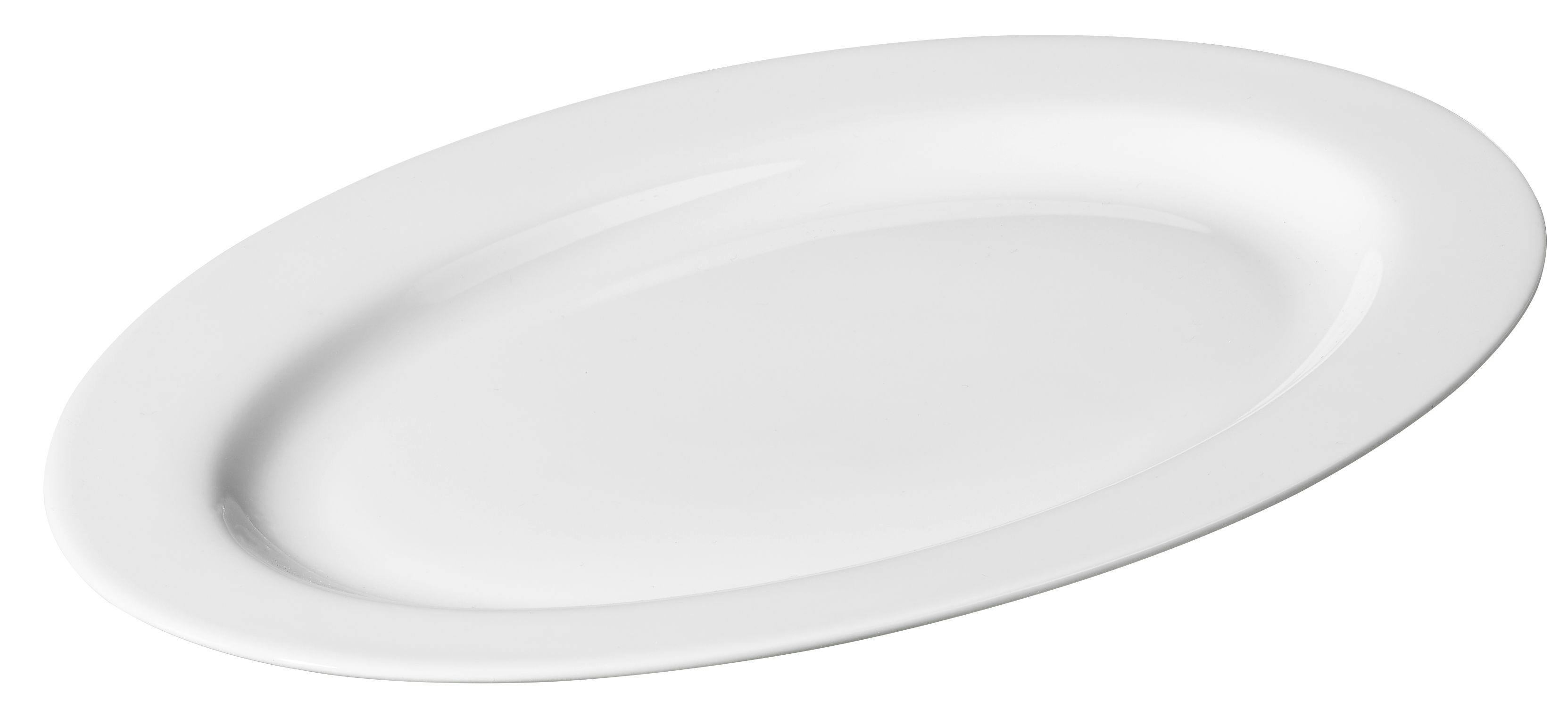 Living home offerta servizio piatti in forma ovale in vetro opalino bianco  lucido per 12 persone 36 pezzi con piatti piani, fondi, frutta, resistente  in lavastoviglie e microonde mod 32568 : 