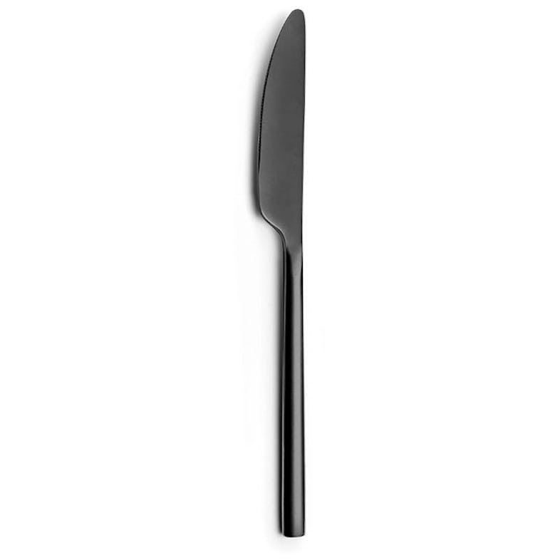 Couteaux de table à manche noir EPURE