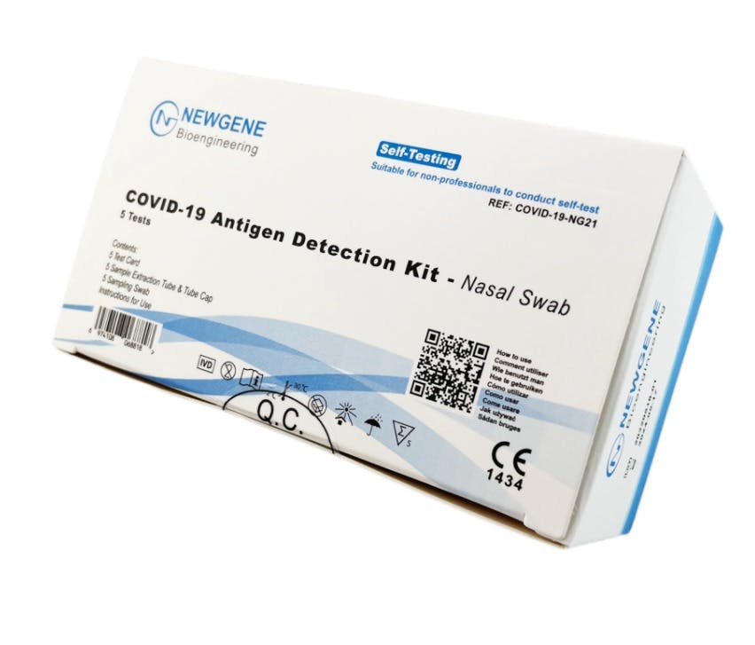 10x NewGene NewGene COVID19 Antigen Detection KIT CE 1434 5er
