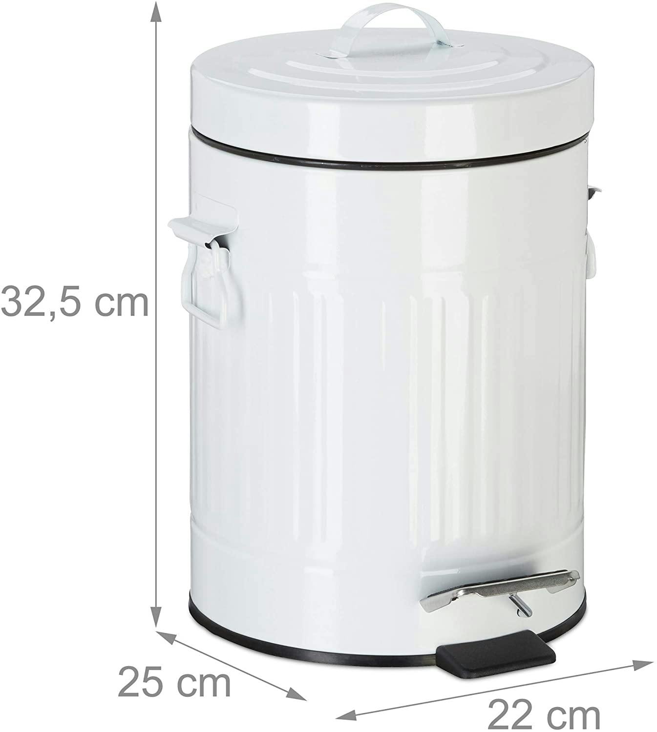 Poubelle automatique cuisine 50 litres avec récipient intérieur acier –  Helloshop26
