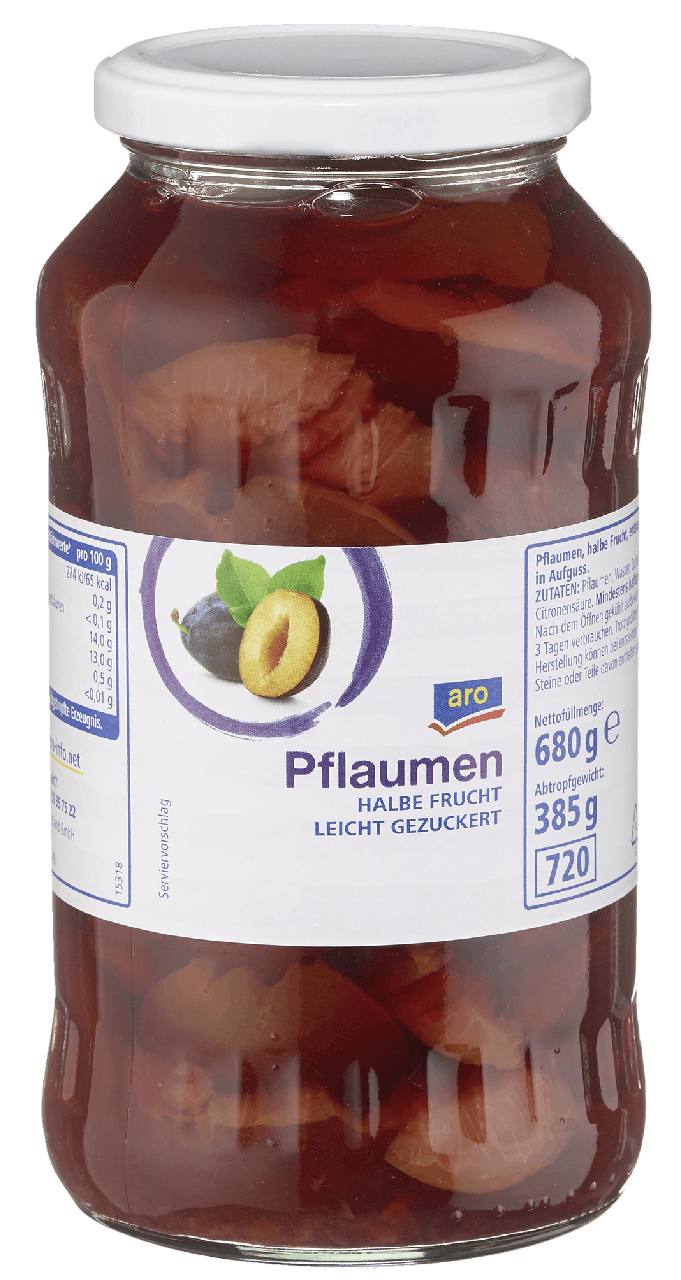 aro Pflaumen Halbe Frucht (385 g) | METRO Marktplatz
