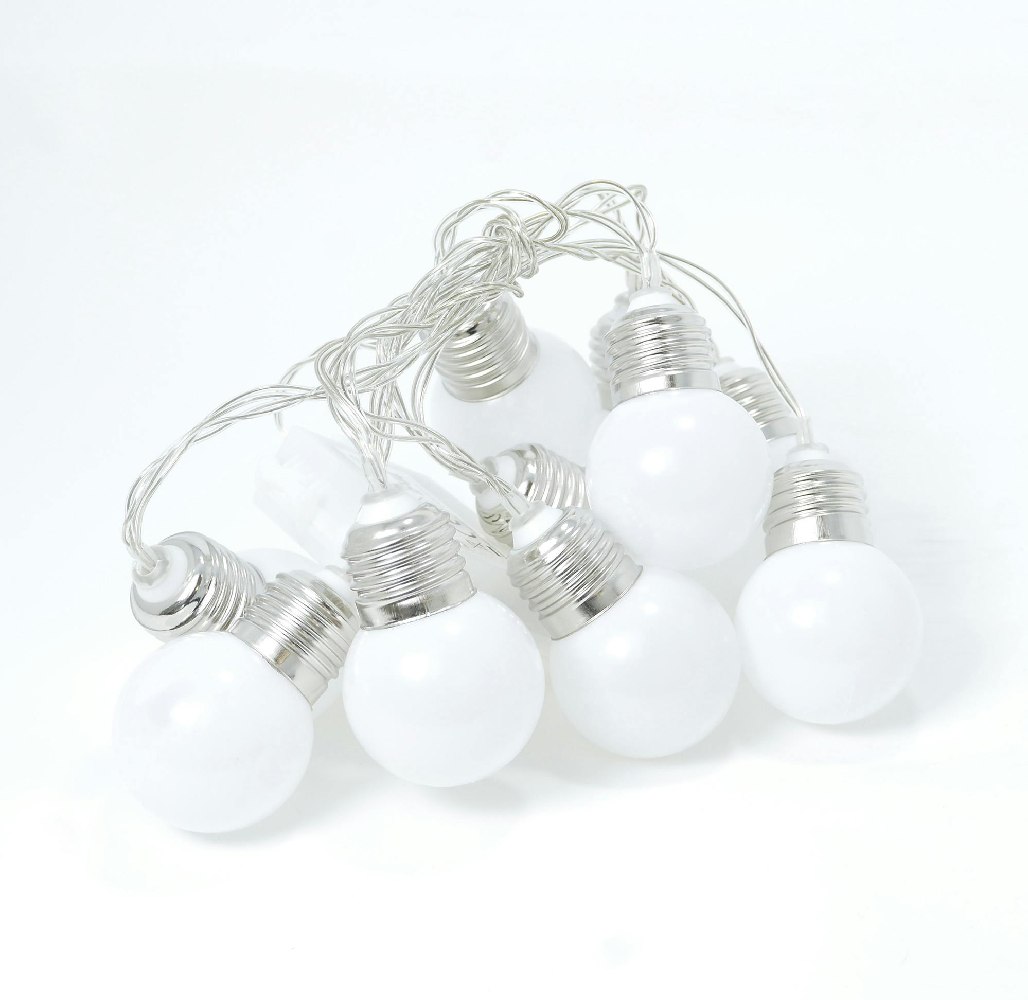 Lichterkette LED 10er Partyleuchte Outdoor Batteriebetrieb mit Timer 165 cm METRO