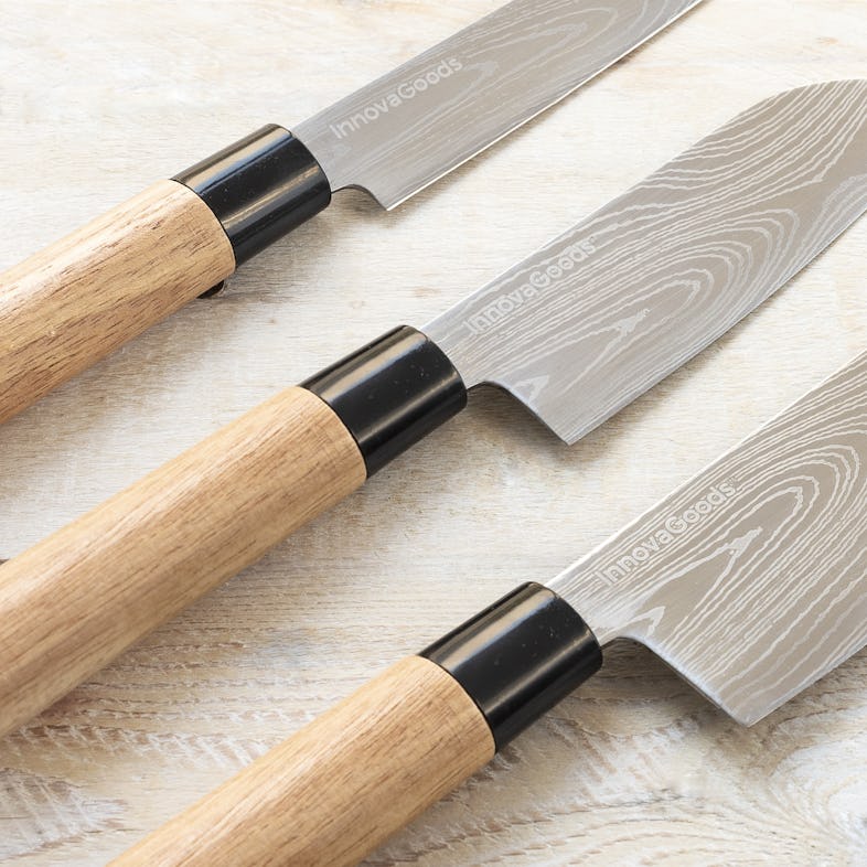 Cuchillos Japoneses Originales De Cocina de Chef con Estuche Cuchillo de  Cocina